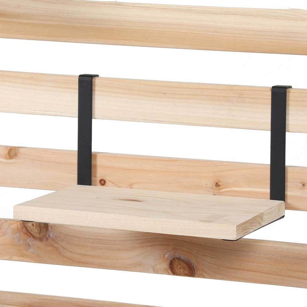 HOME DELUXE Balkonsichtschutz Balkon-Sichtschutz ORELIA (Maße 80 x 40 x 171 cm) Aufbewahrungsfunktion, Sitzgelegenheit