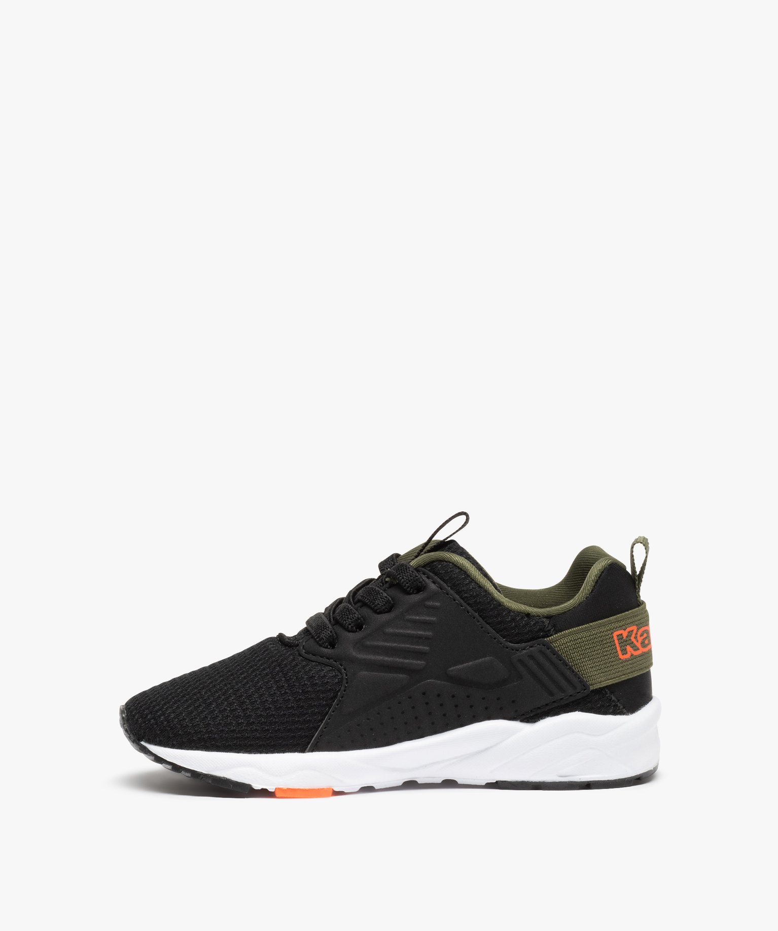 Baskets Garçon running à lacets élastiques – Kappa San ... noir | GEMO