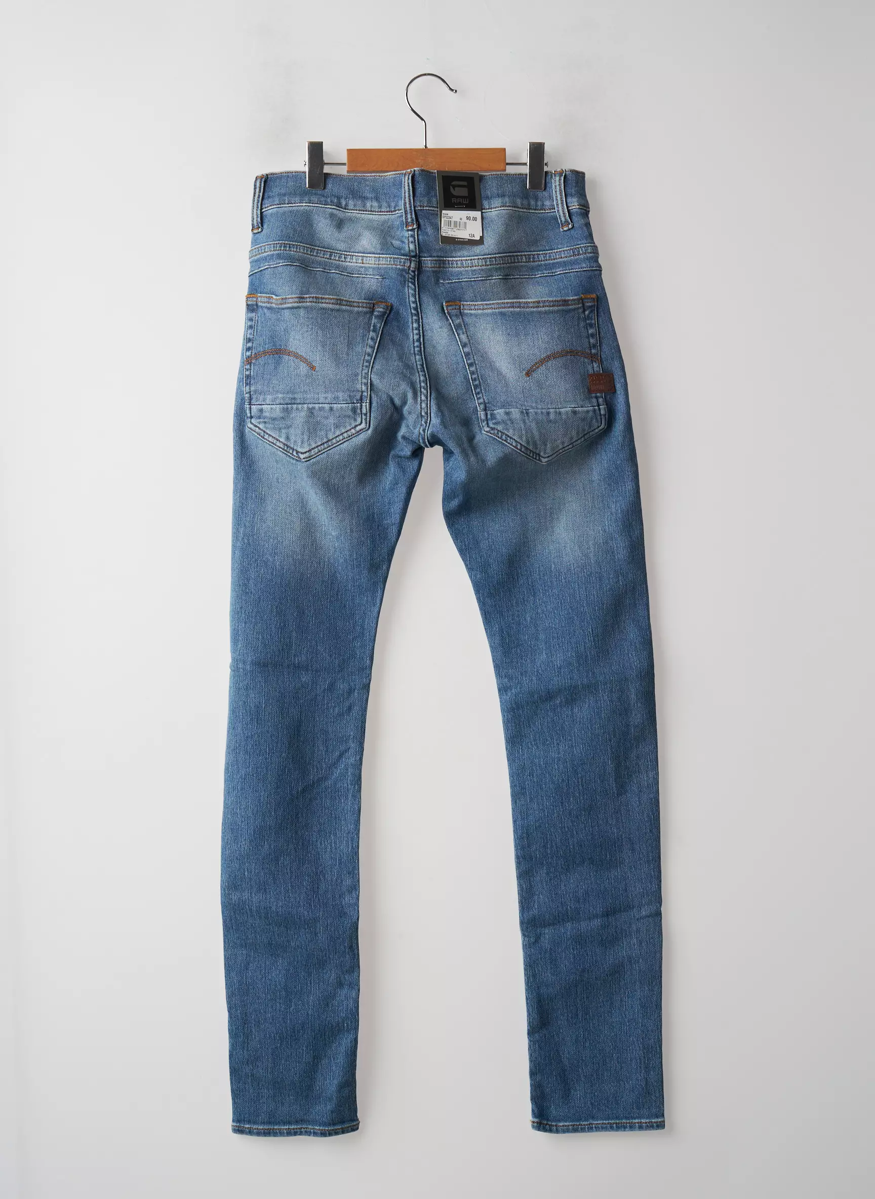 G Star Jeans Coupe Droite Garcon couleur bleu