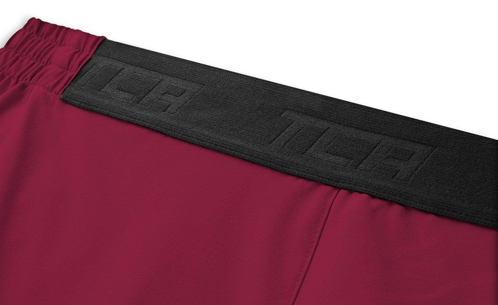 TCA Trainingsshorts TCA Herren Elite Tech Laufhose Gymshorts Trainingsshorts - Rot, M