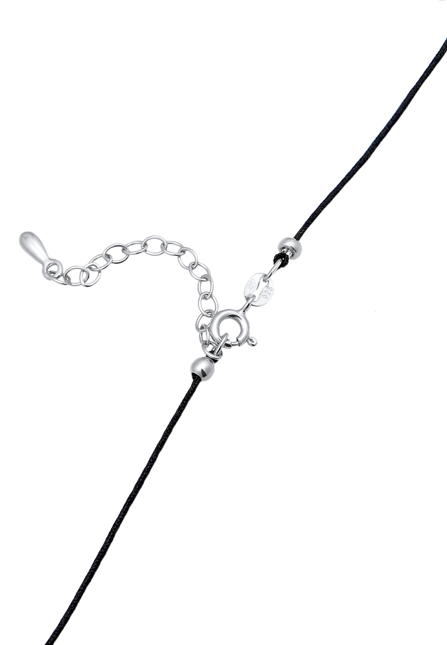 Elli női choker villám medál alap nejlonból, 925 sterling ezüstből