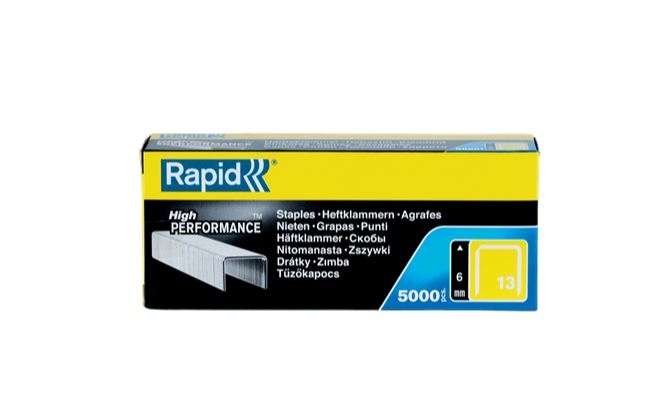 Rapid 11830700 nro 13 hienokierteisiä niittejä 6 mm 5 000 kpl