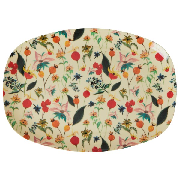 Rice - Melamine Rectangular Plate - Teller