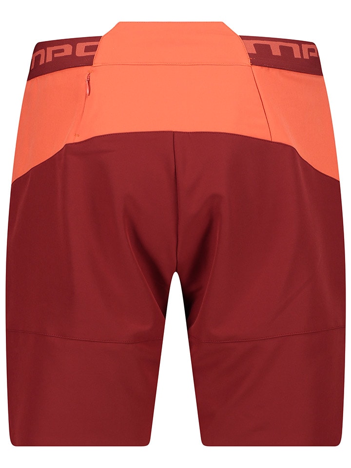 CMP 3in1-Fahrradshorts in Orange/ Bordeaux günstig kaufen