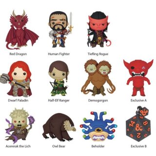Dungeon & Dragons PVC-Taschenanhänger (Series 1) Blind Bag