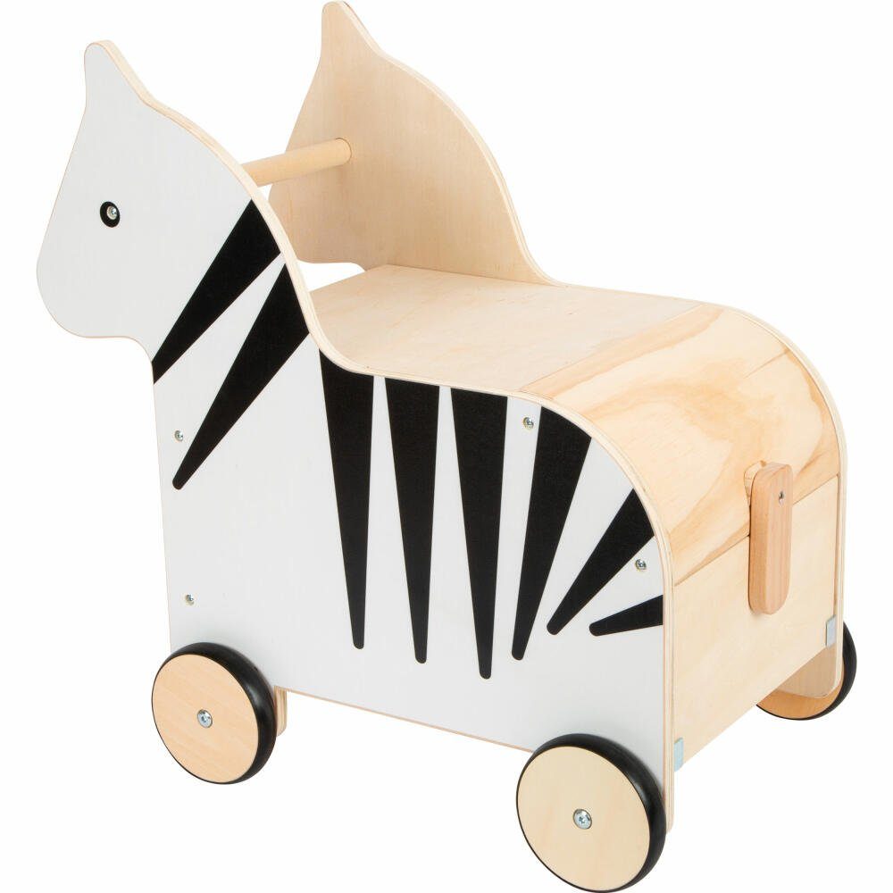 Small Foot Spielzeugtruhe mit Rollen Zebra Wildlife