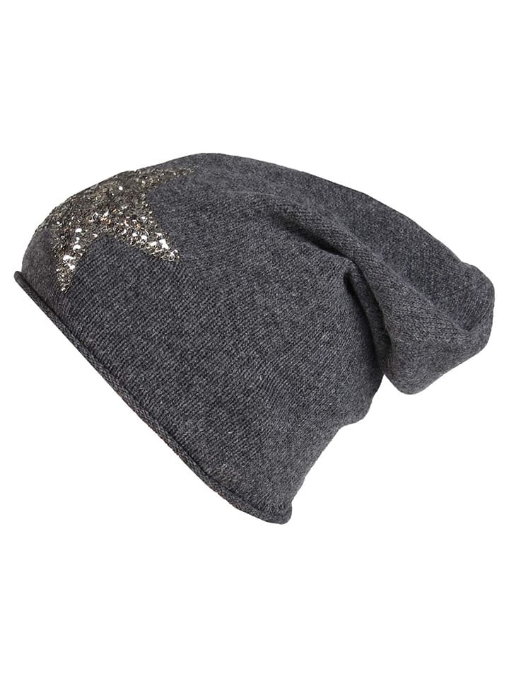 Zwillingsherz Beanie in Anthrazit günstig kaufen onesize