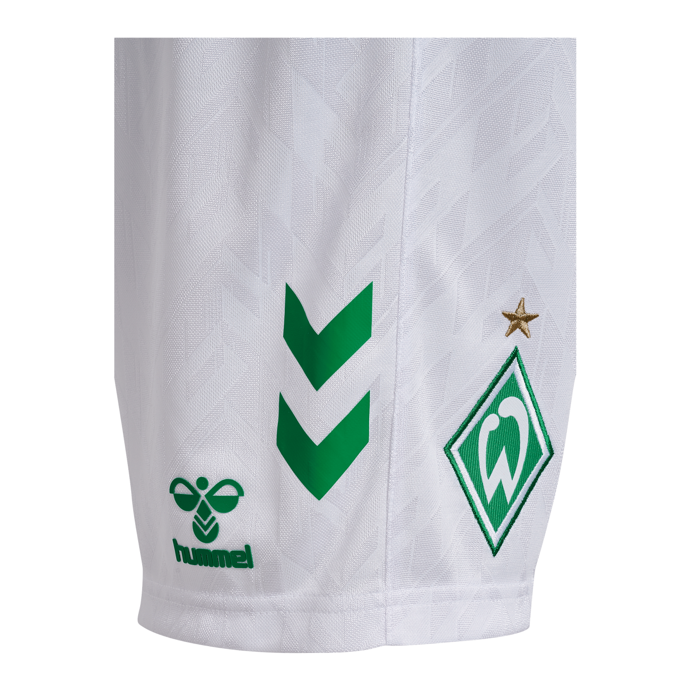 Hummel SV Werder Bremen Short Home 2024/2025 Kids Weiss F9001