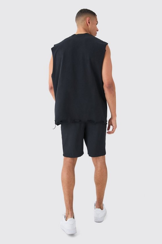 Zerrissenes Oversize Tanktop