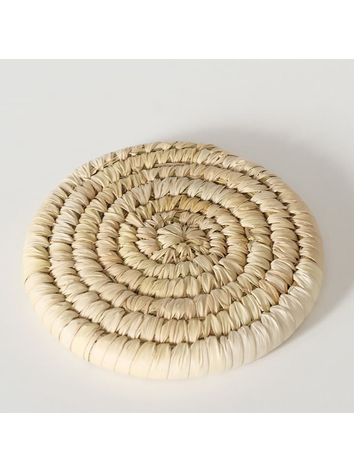 Boltze 5tlg. Set: Untersetzer ''Leah'' in Beige - Ø 15 cm günstig kaufen onesize