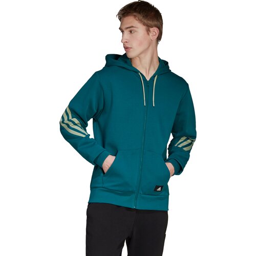 ADIDAS HERREN SPORTSWEAR FUTURE ICONS 3-STREIFEN KAPUZENJACKE