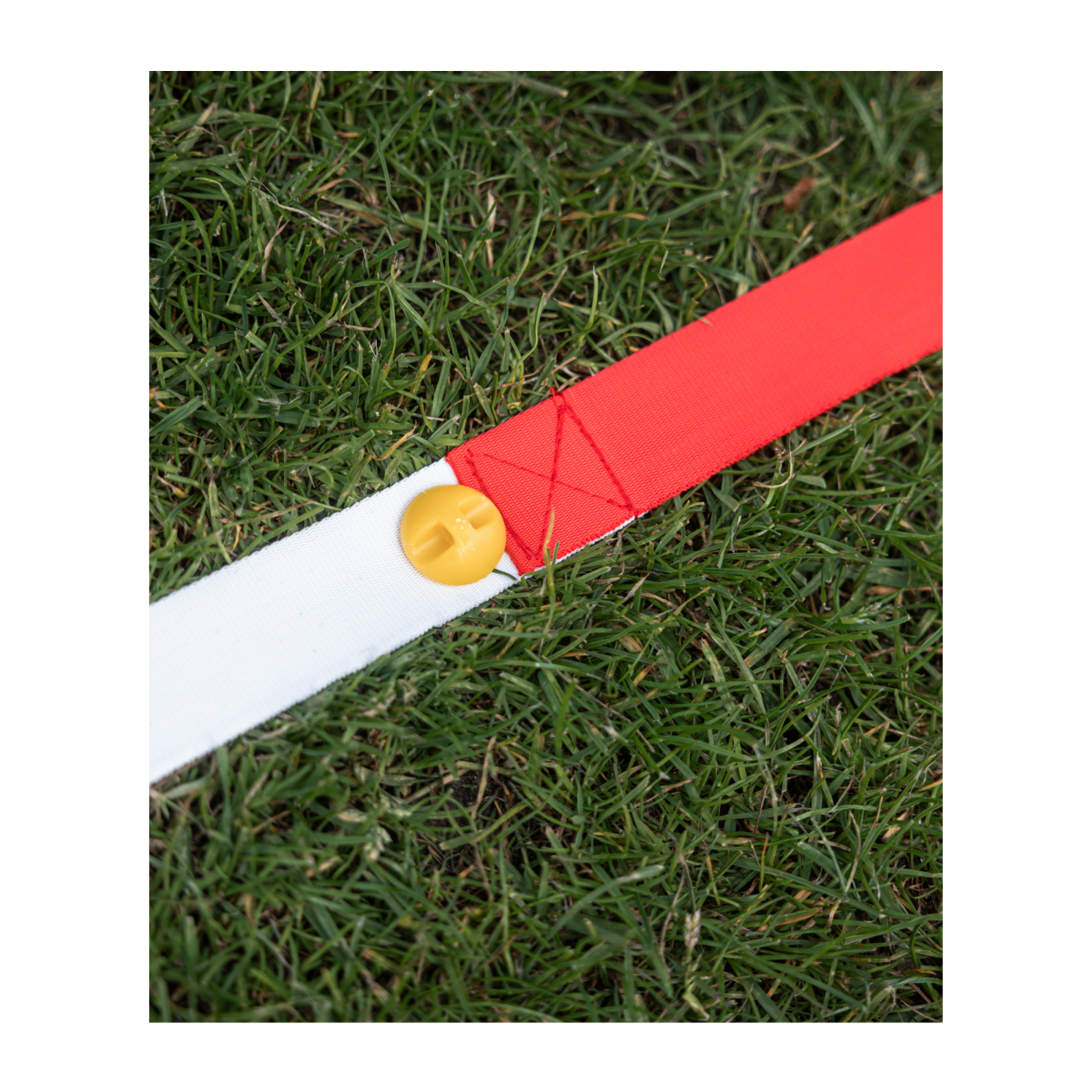 Cawila ACADEMY Spielfeldmarkierung 32x25m | Rot-Weiss | FUNINO Markierungsgurte