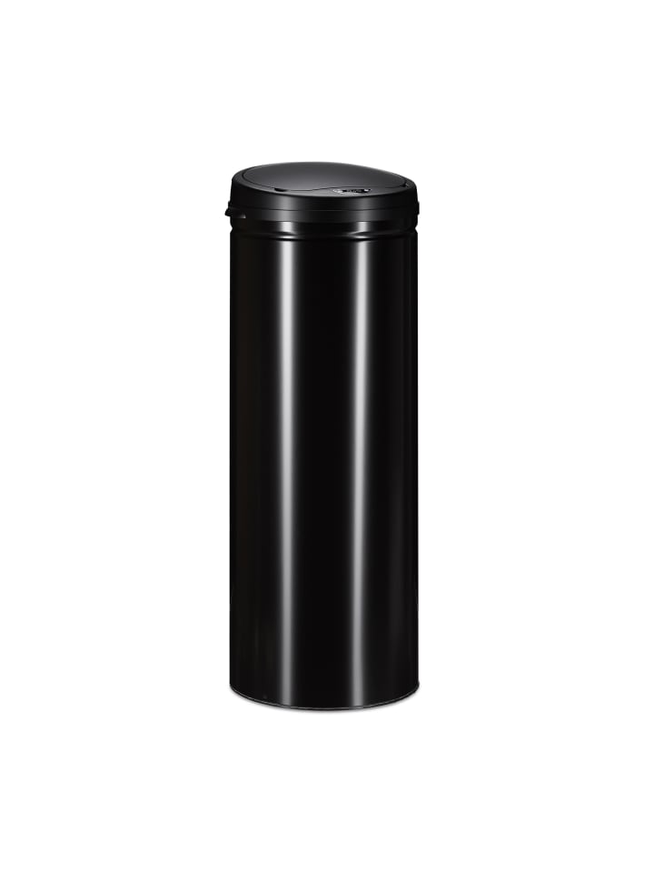 relaxdays Mülleimer Schwarz - 50l günstig kaufen onesize