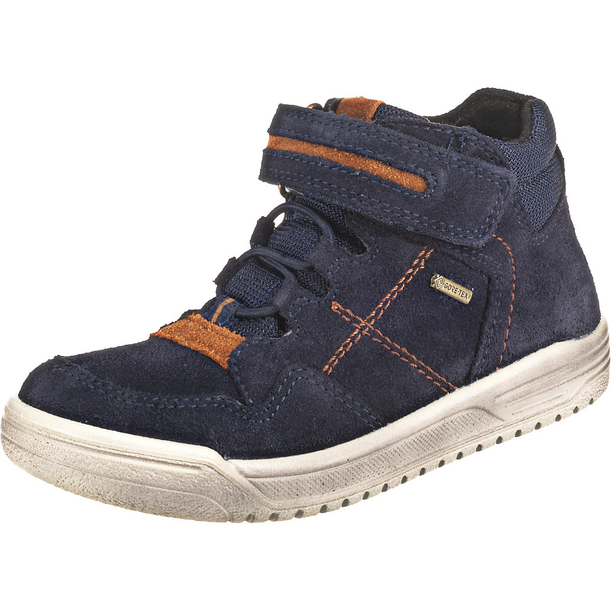 Halbschuhe EARTH für Jungen, gefüttert, Weite W5 für breite Füße, GORE-TEX