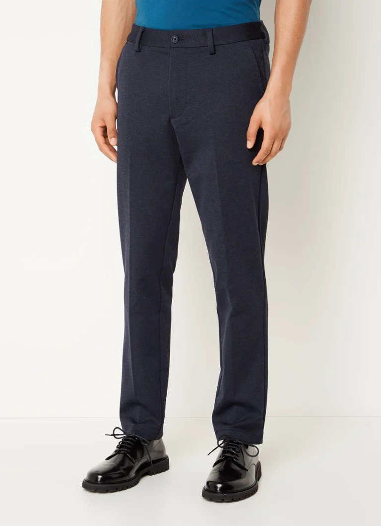 Pantaloni chino slim fit HUGO BOSS Kaiton cu buzunare laterale