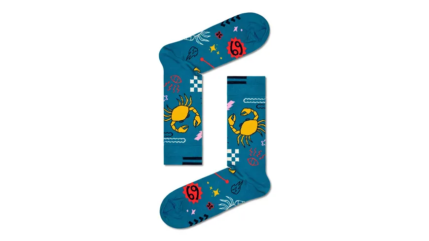 Happy Socks Unisex Socken Cancer white