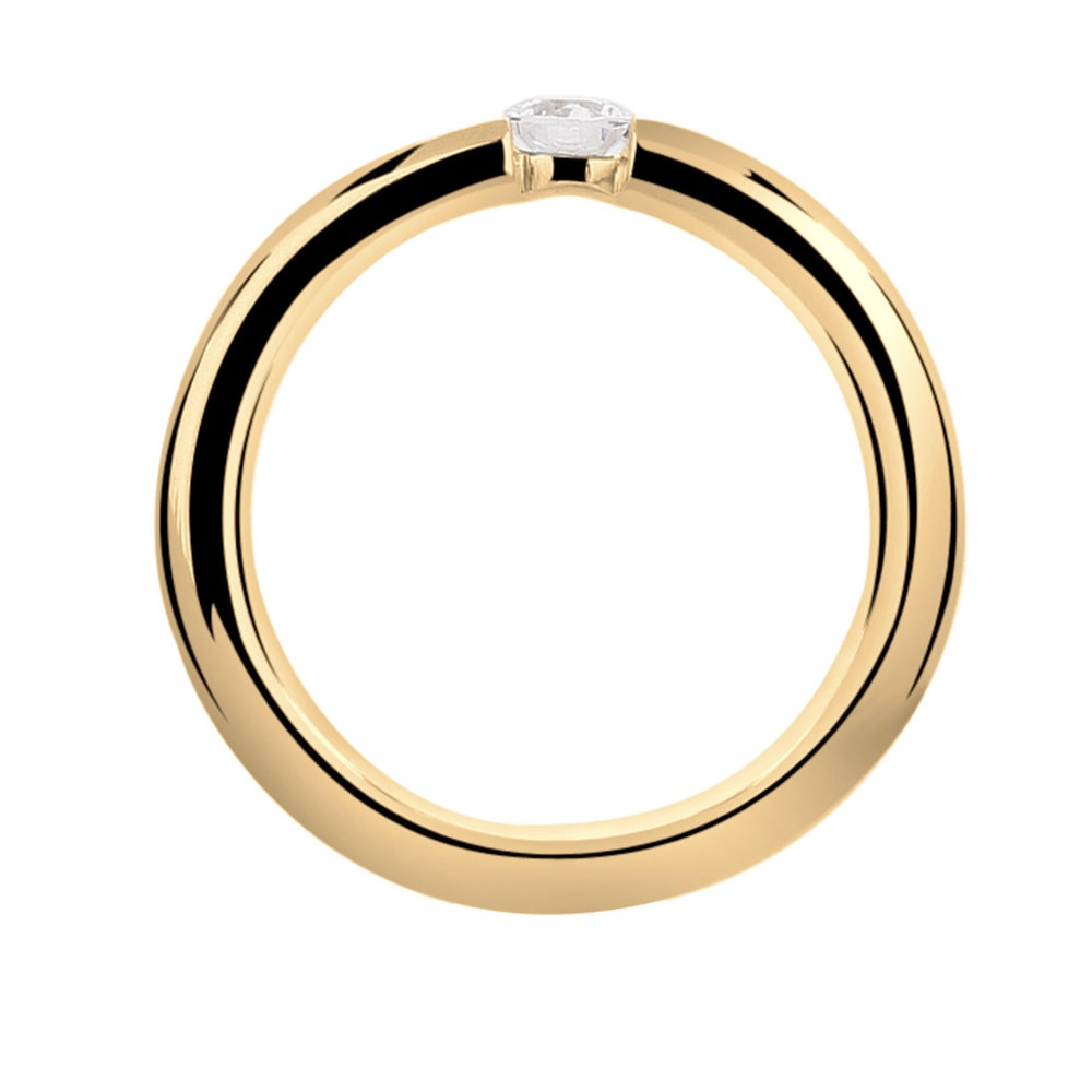 Nenalina Nenalina Bague Femmes Bague de fiançailles élégante avec des cristaux zirconium e Bague