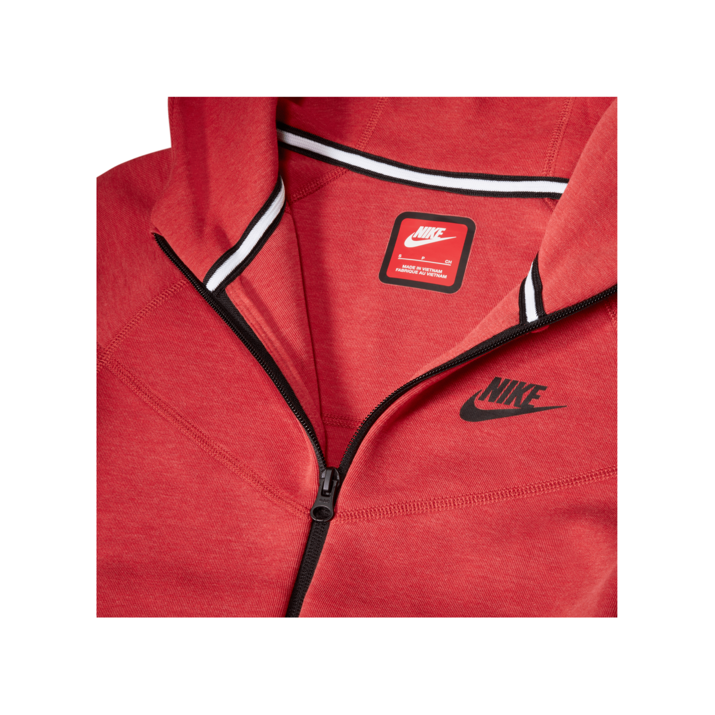 Nike Tech Fleece Jacke Kids Rot Schwarz F672