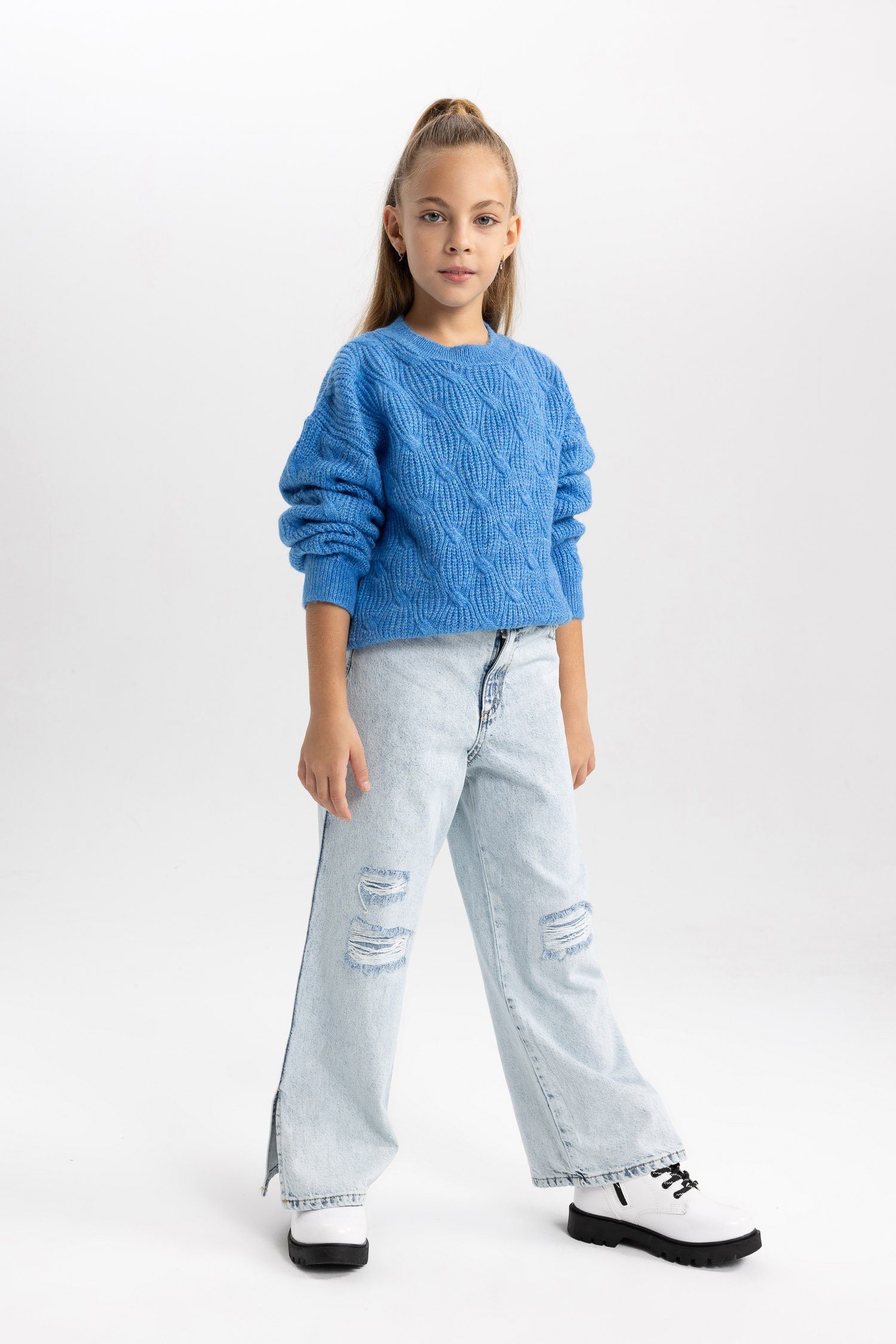 DeFacto Strickpullover Mädchen Strickpullover REGULAR FIT