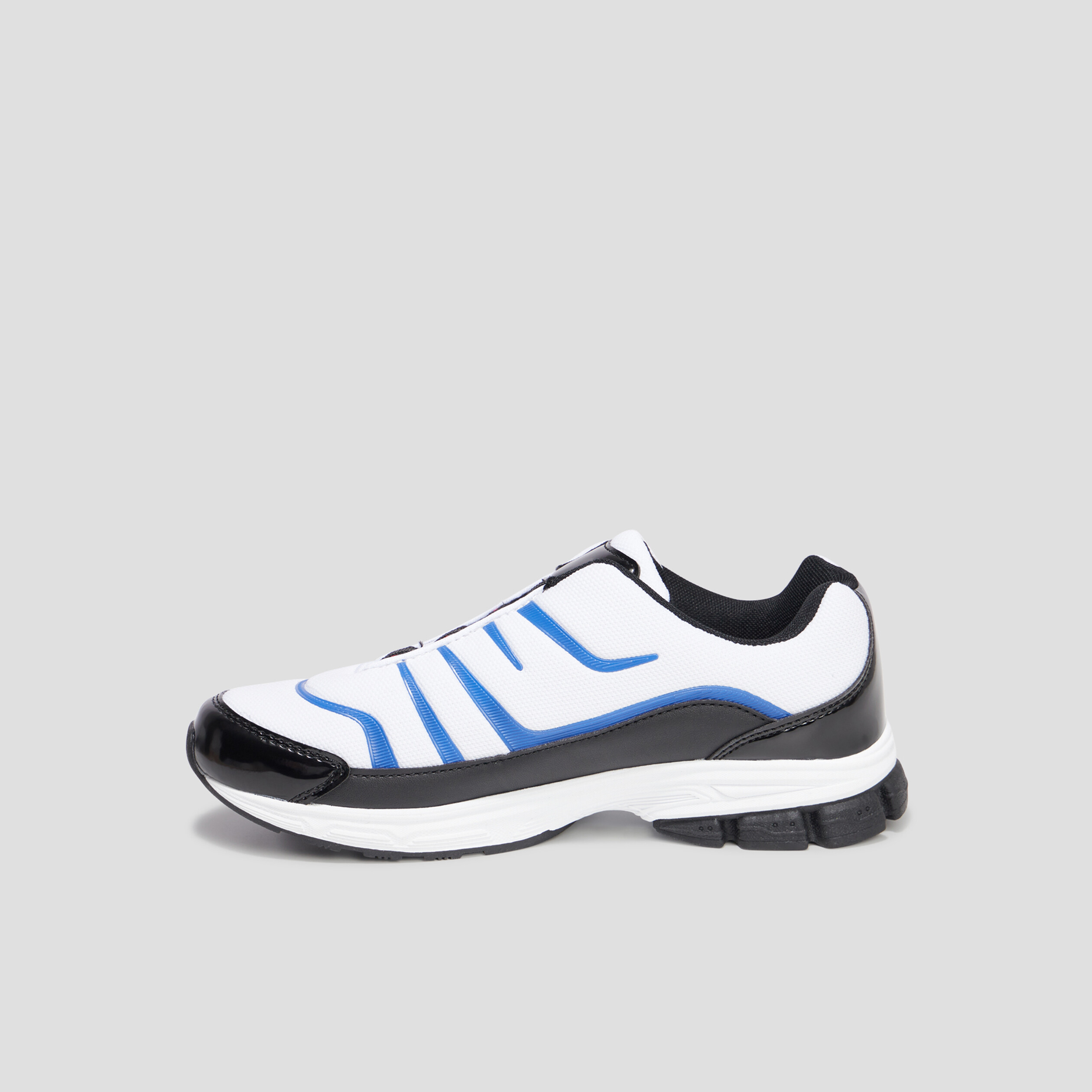 Baskets running Liberto blanc garçon | La Halle