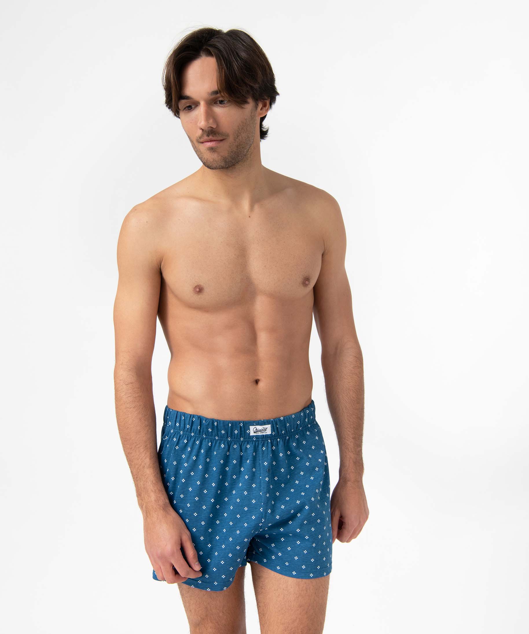 Caleon homme en coton biologique (lot de 2) imprime | GEMO