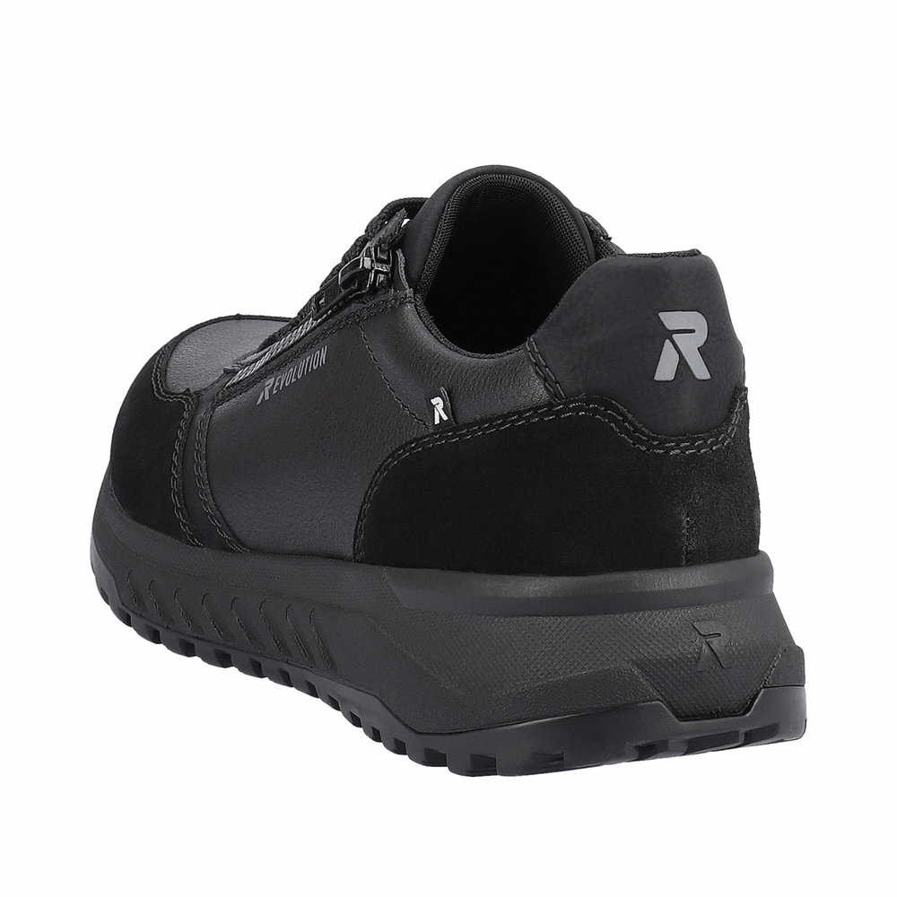 RIEKER Freizeit Schnürer schwarz U0101 00 Herren Sneaker Schwarz