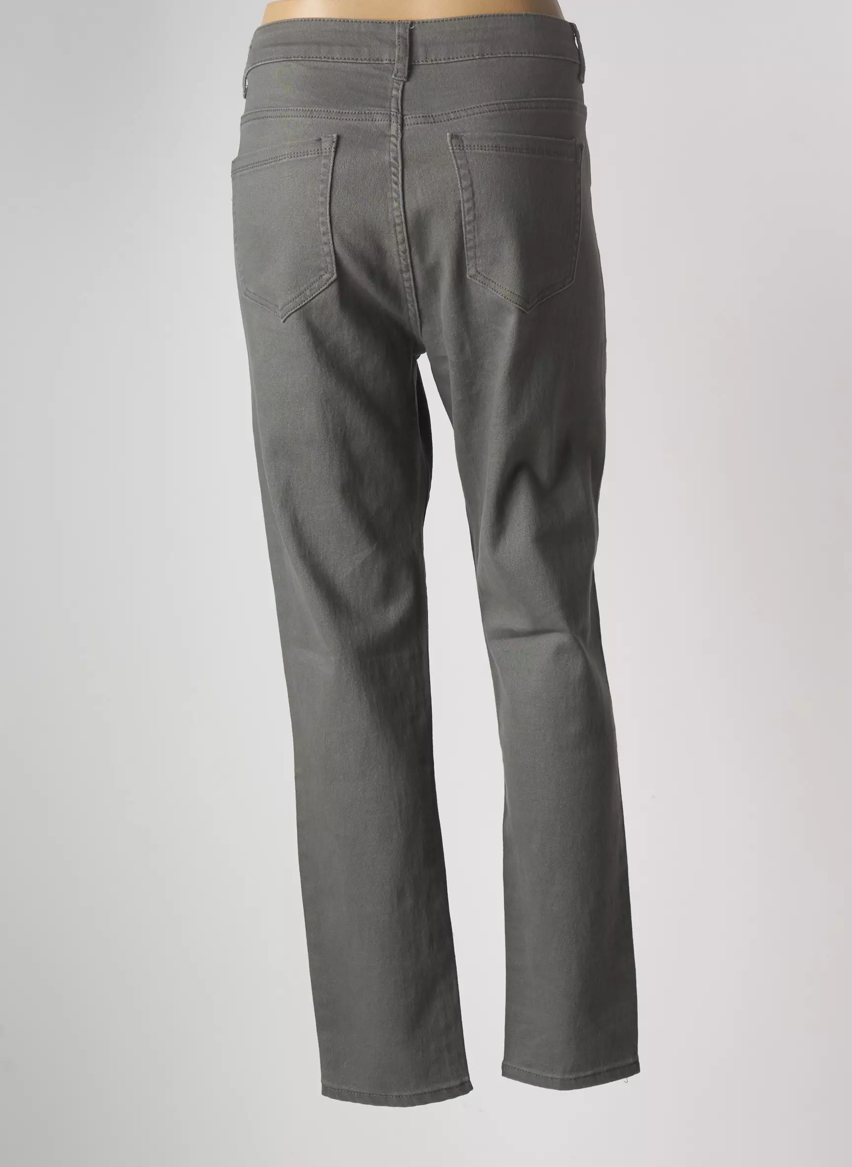 Multiples Pantalons Slim Femme couleur gris