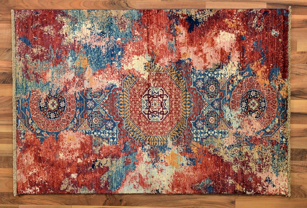 Teppich aus Afghanistan Glow 99 x 145 cm