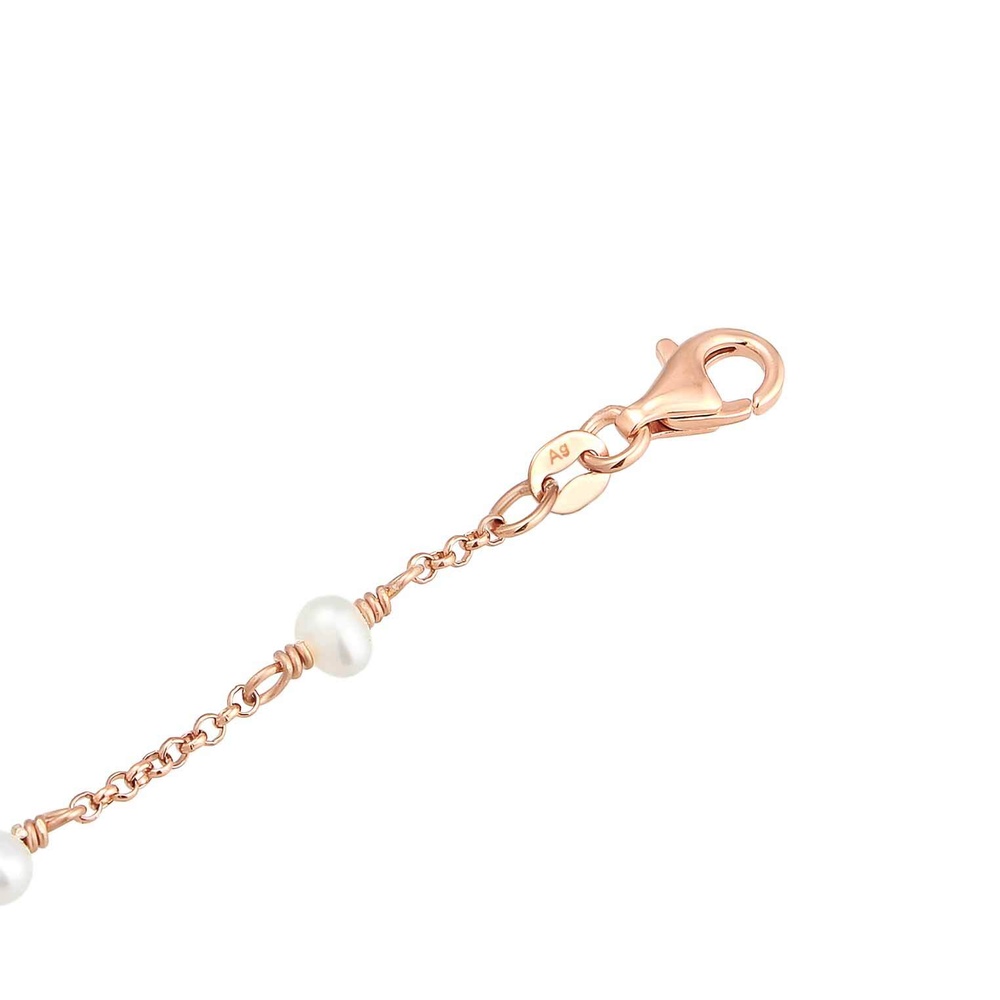 Elli Elli Bracelet de Cheville Femmes Bracelet de Cheville Élégant avec Perles d'eau d Bijoux