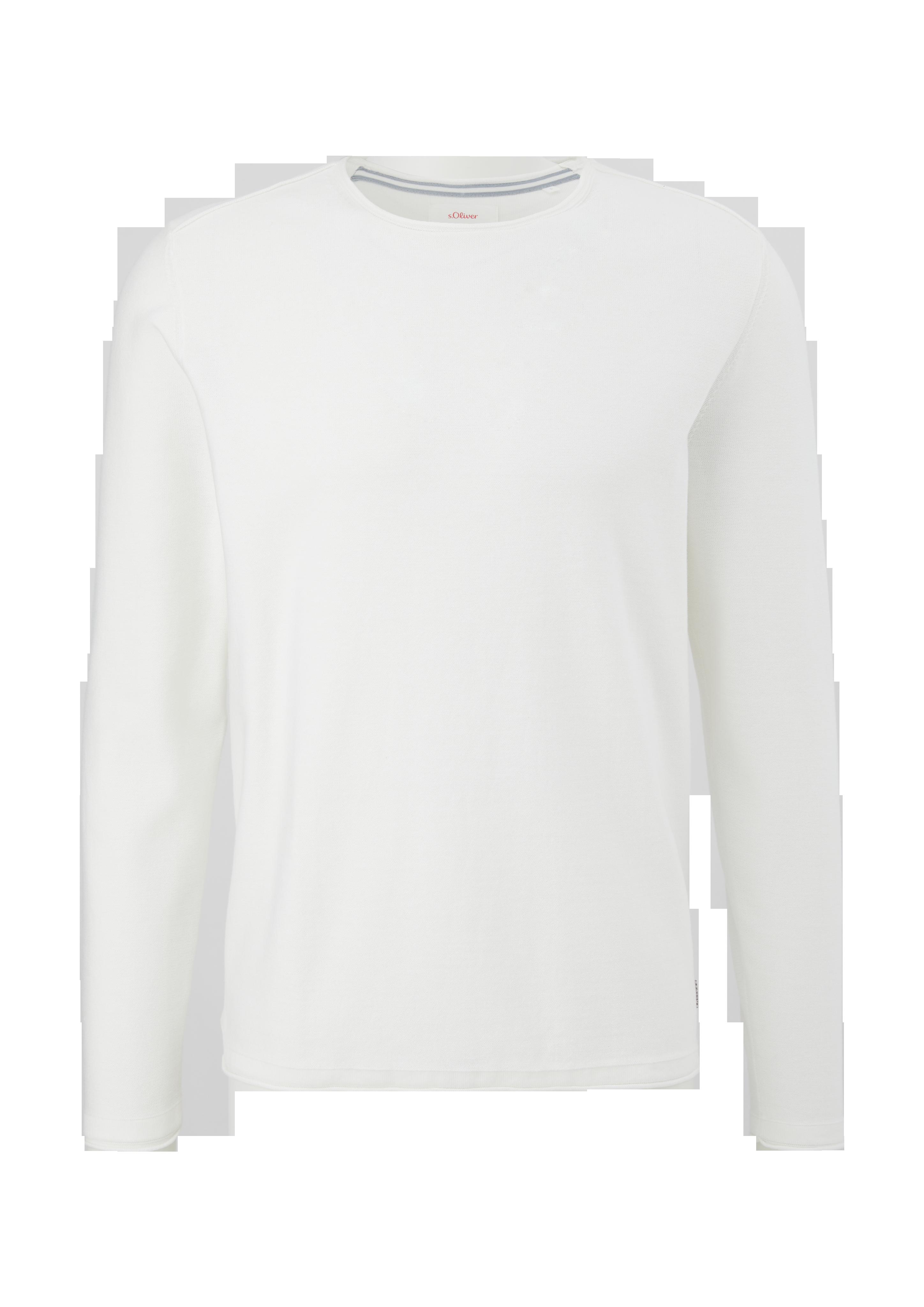 Pullover mit Rollsaumblende  2124525-0120