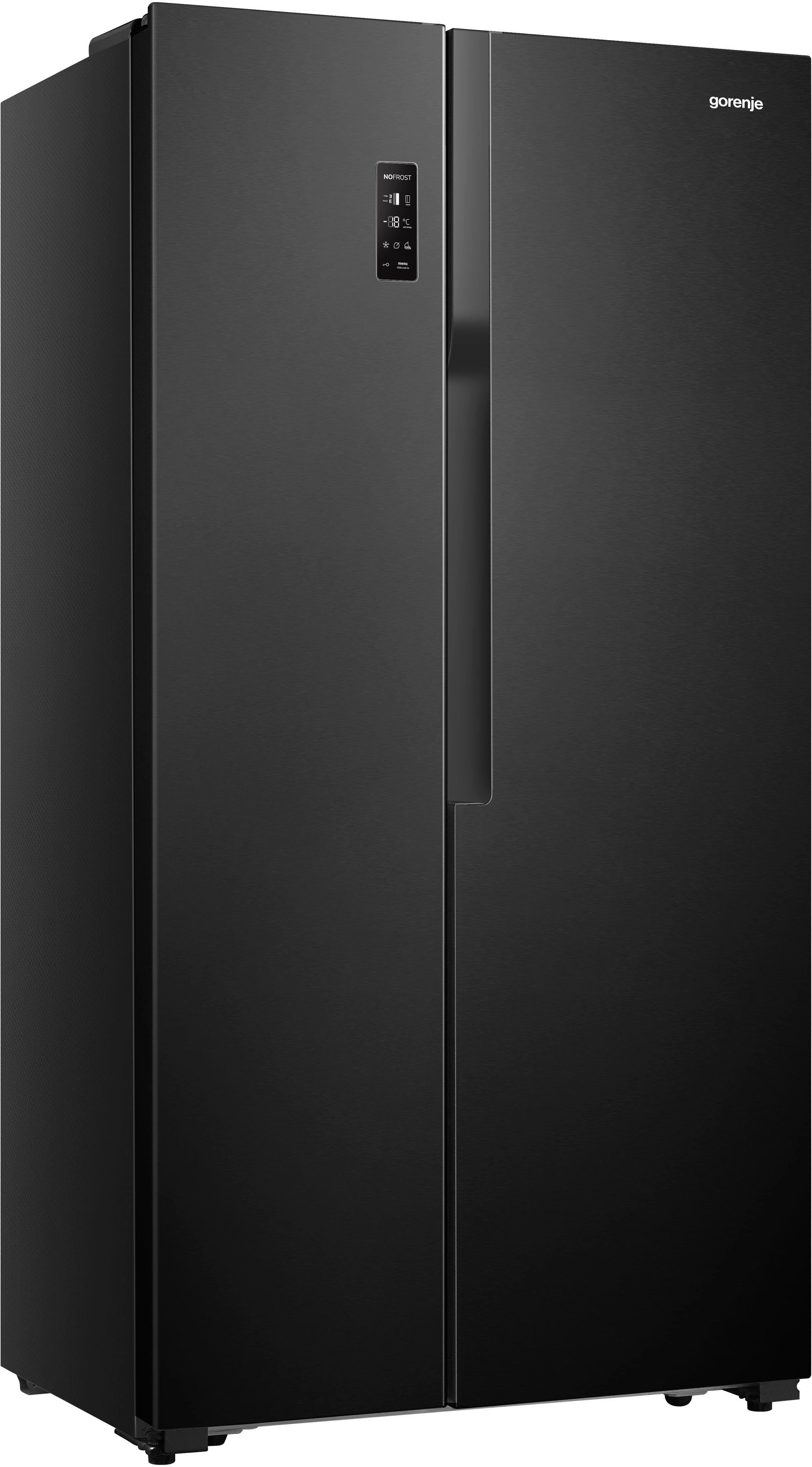 GORENJE Side-by-Side NRS918EMB, 178,6 cm hoch, 91 cm breit