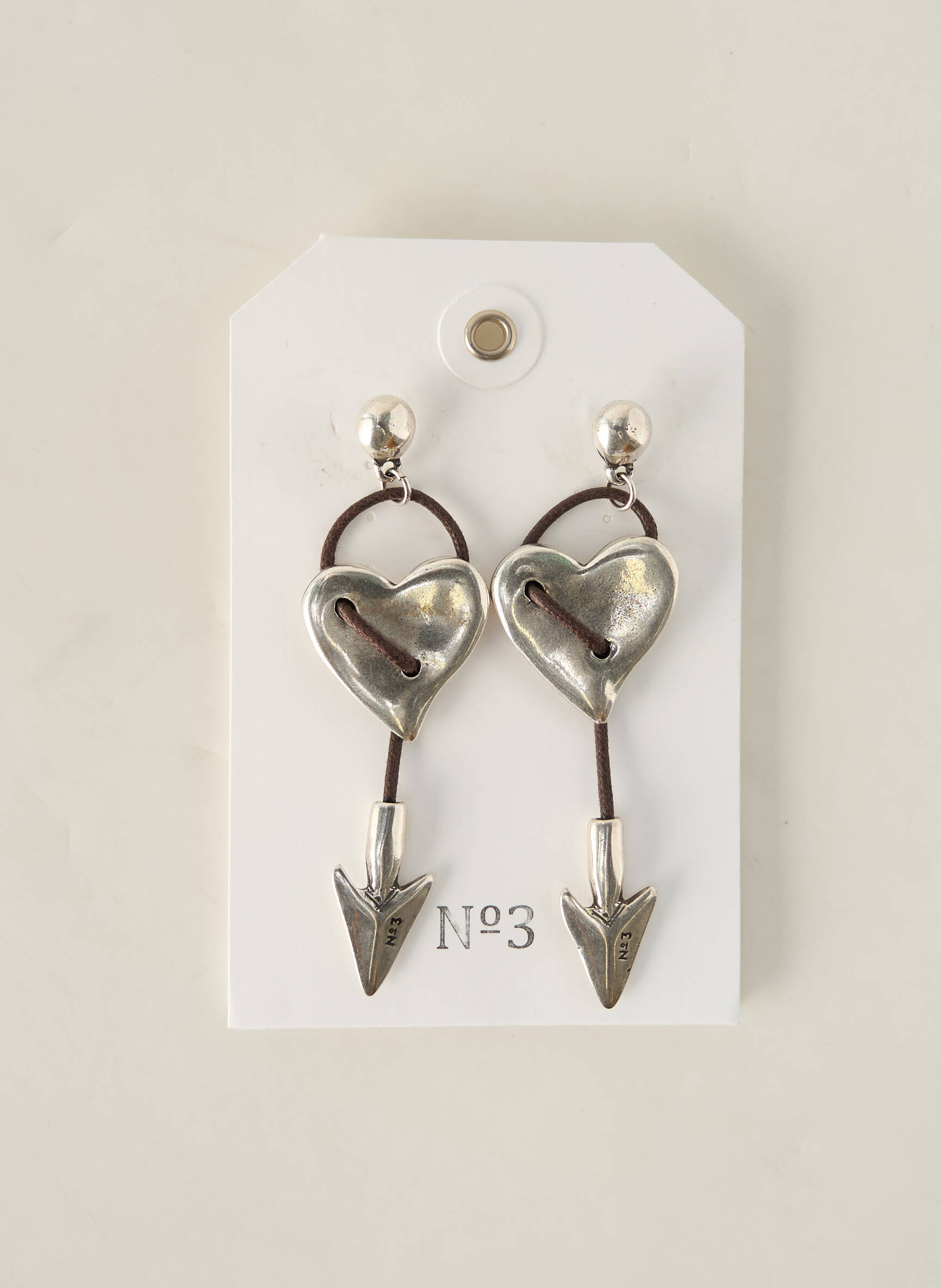 N 3 Boucles D Oreilles Femme couleur gris