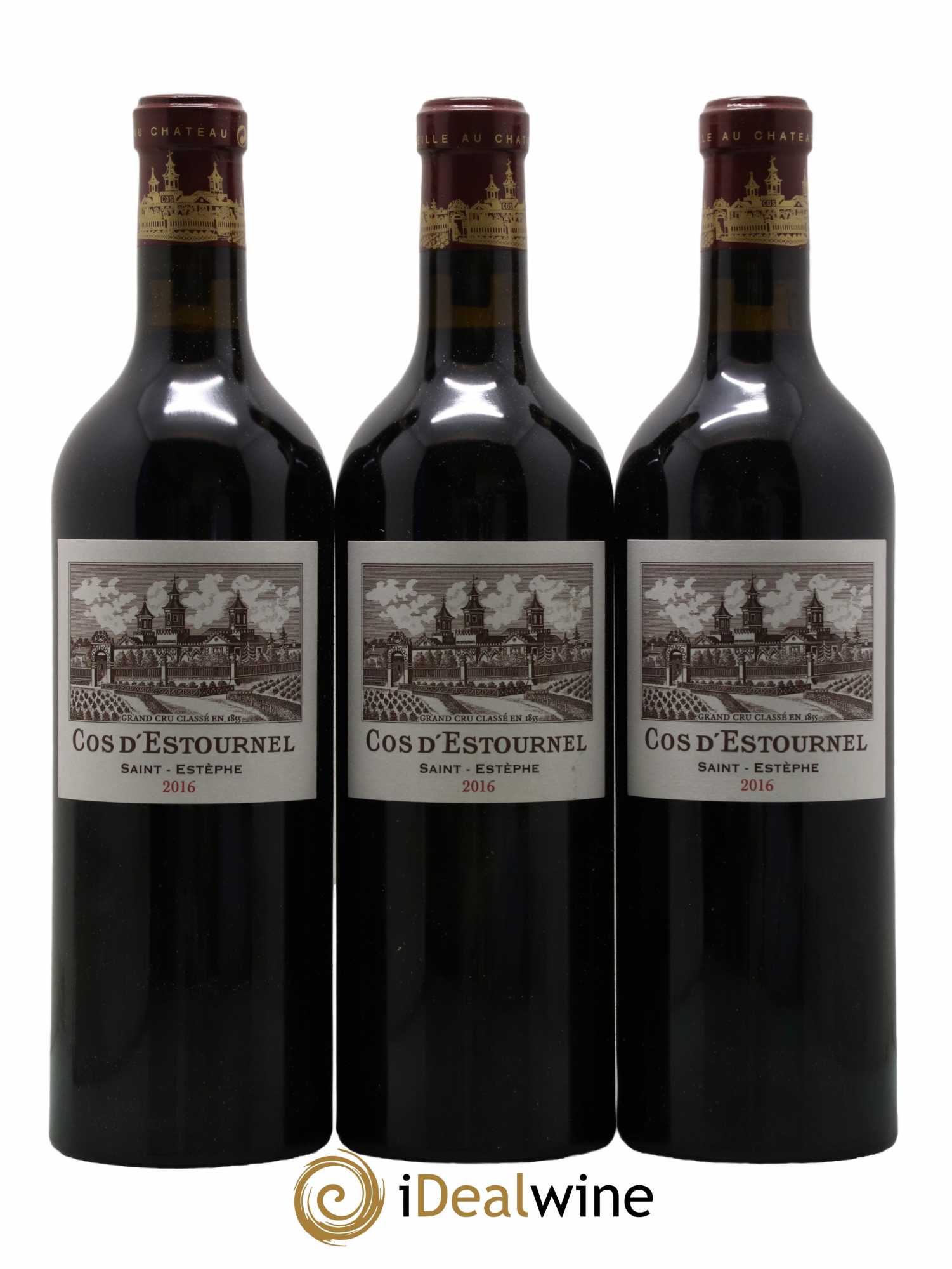 Cos d'Estournel 2ème Grand Cru Classé  2016 - Lot de 3 Bouteilles