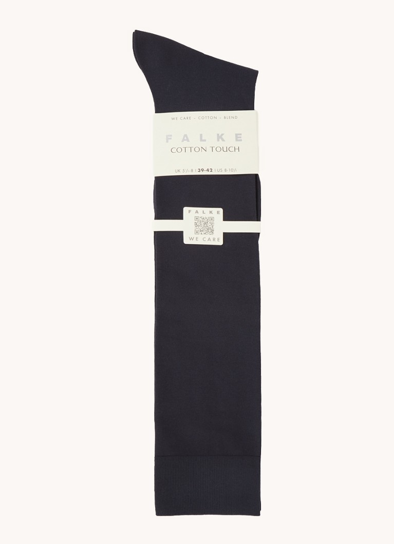 Chaussettes hautes Falke Cotton Touch en mélange de coton