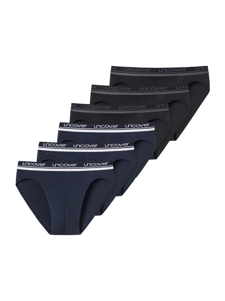 Schiesser Rio-Slip Uncover in schwarz-blau günstig kaufen