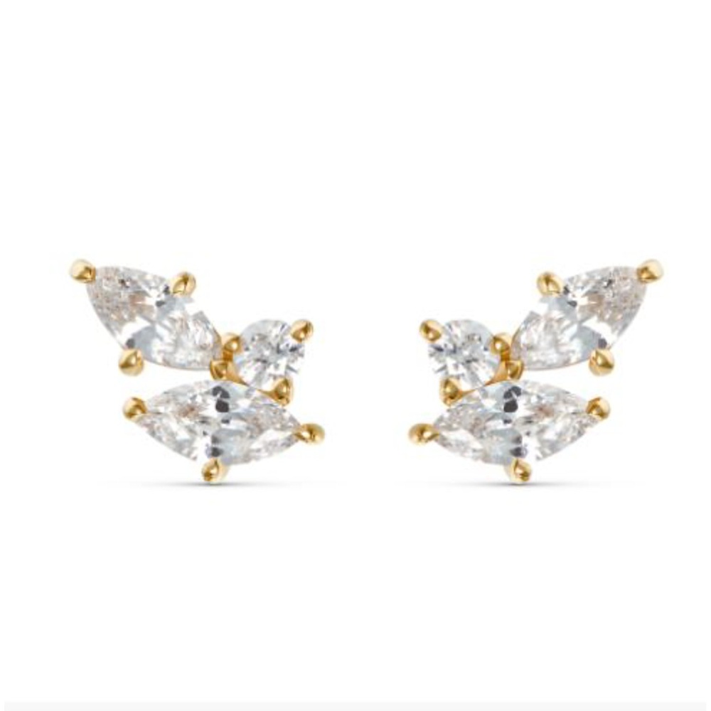 FAVS Boucles d'oreilles à fermoir à poussette 375 Or jaune Boucles d'oreilles