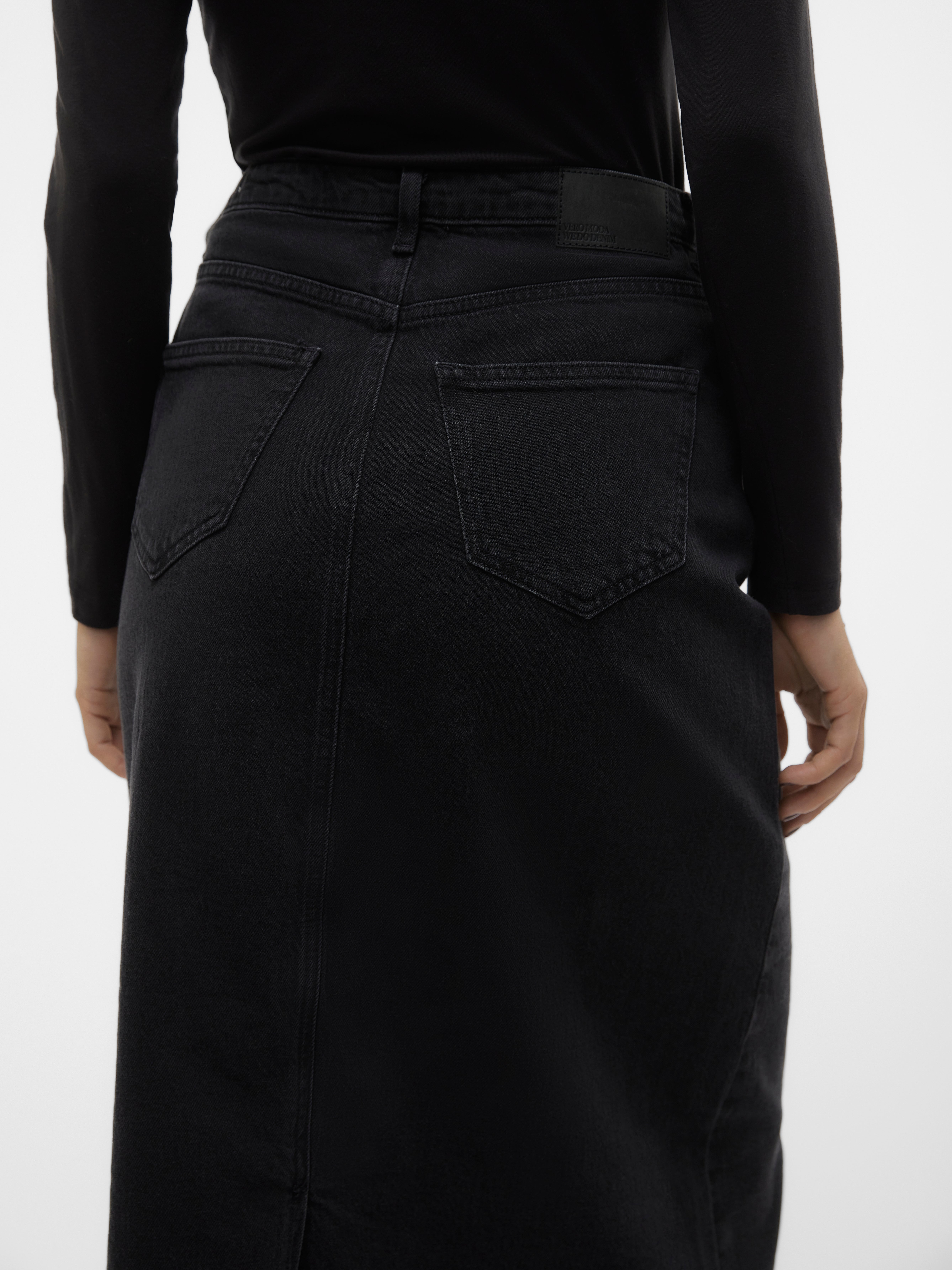 VMTESSA Hohe Taille Langer Rock