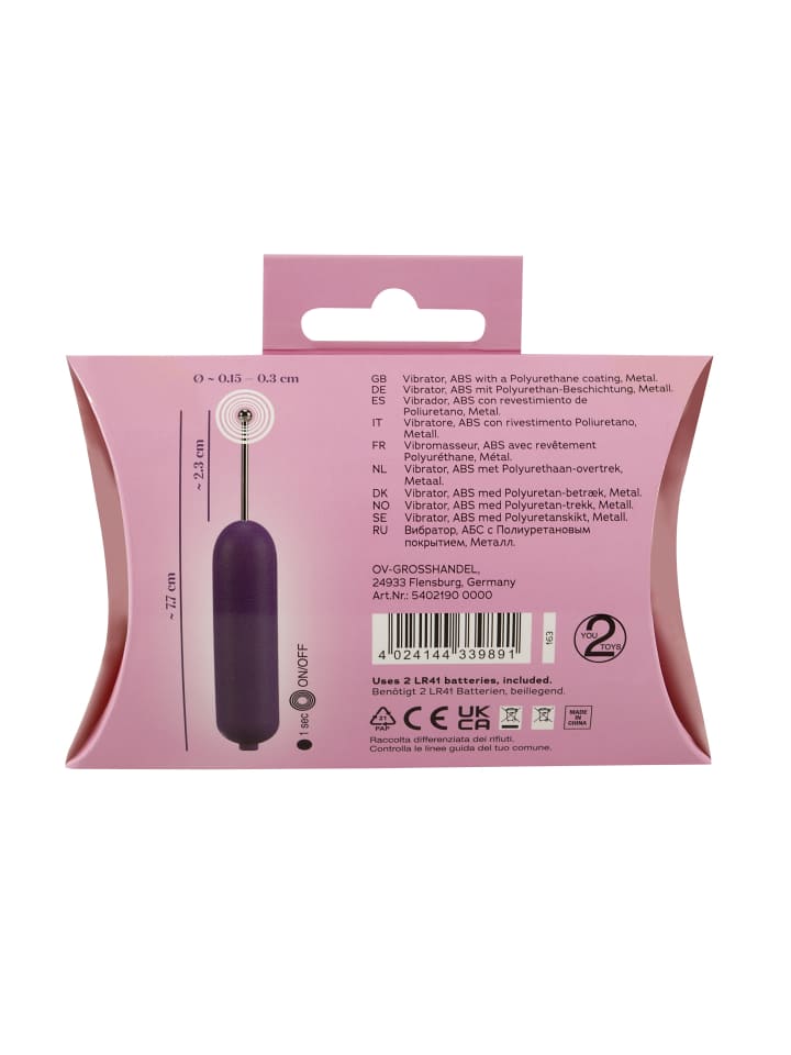 You2Toys Klitorisvibrator Spot-on Clit Vibrator in lila günstig kaufen 7,5