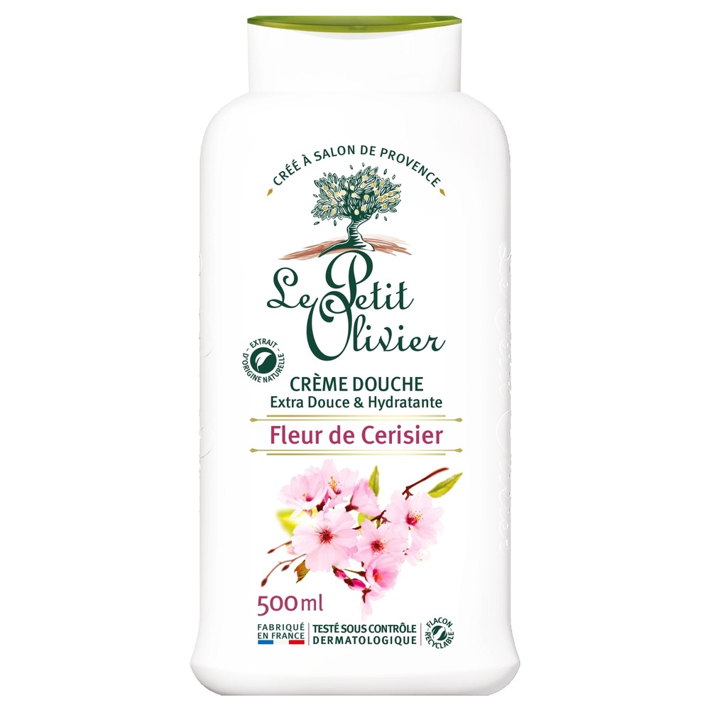 le petit olivier Crème Douche Fleur de Cerisier Crème Douche Extra Douce & Hydratante