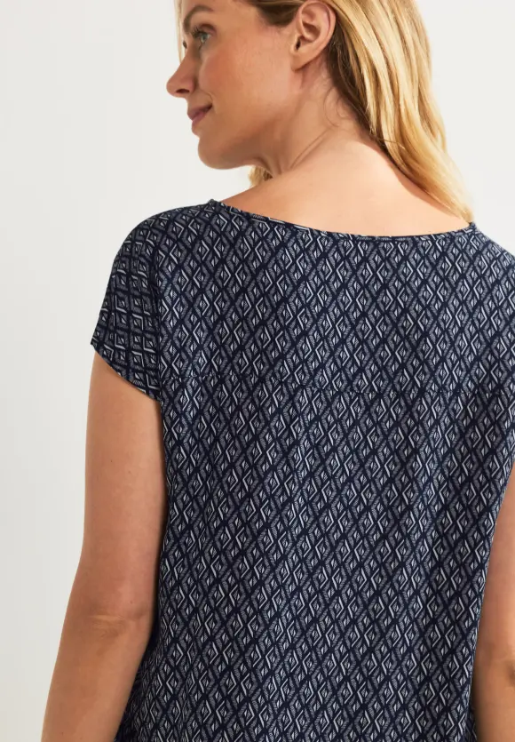 CECIL Bluse mit Knotendetail