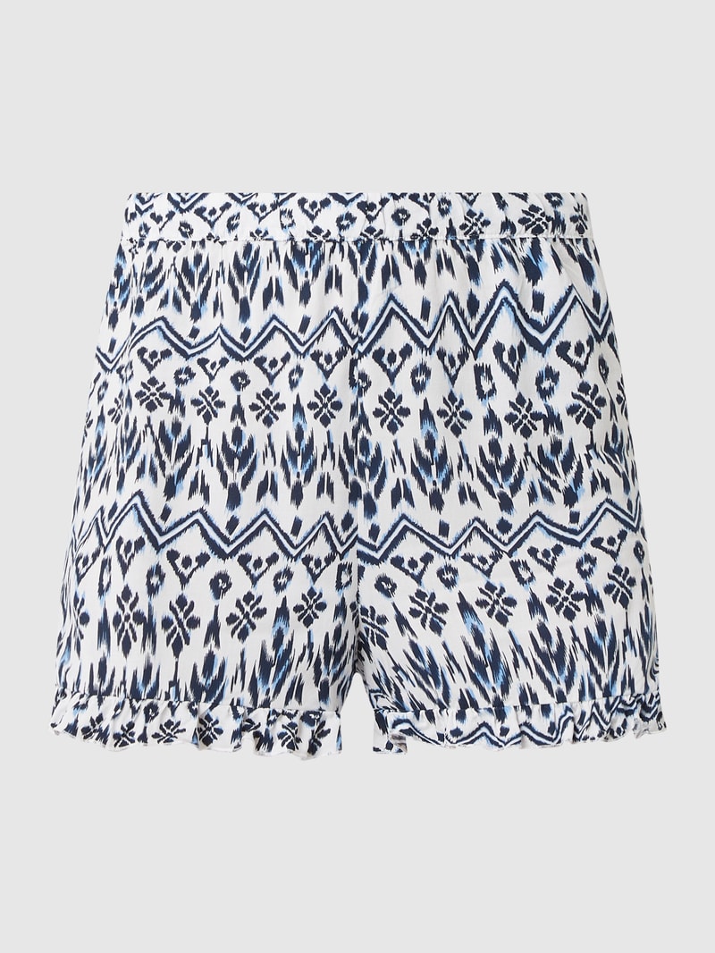 Shorts aus Viskose Modell 'Nova' in blau