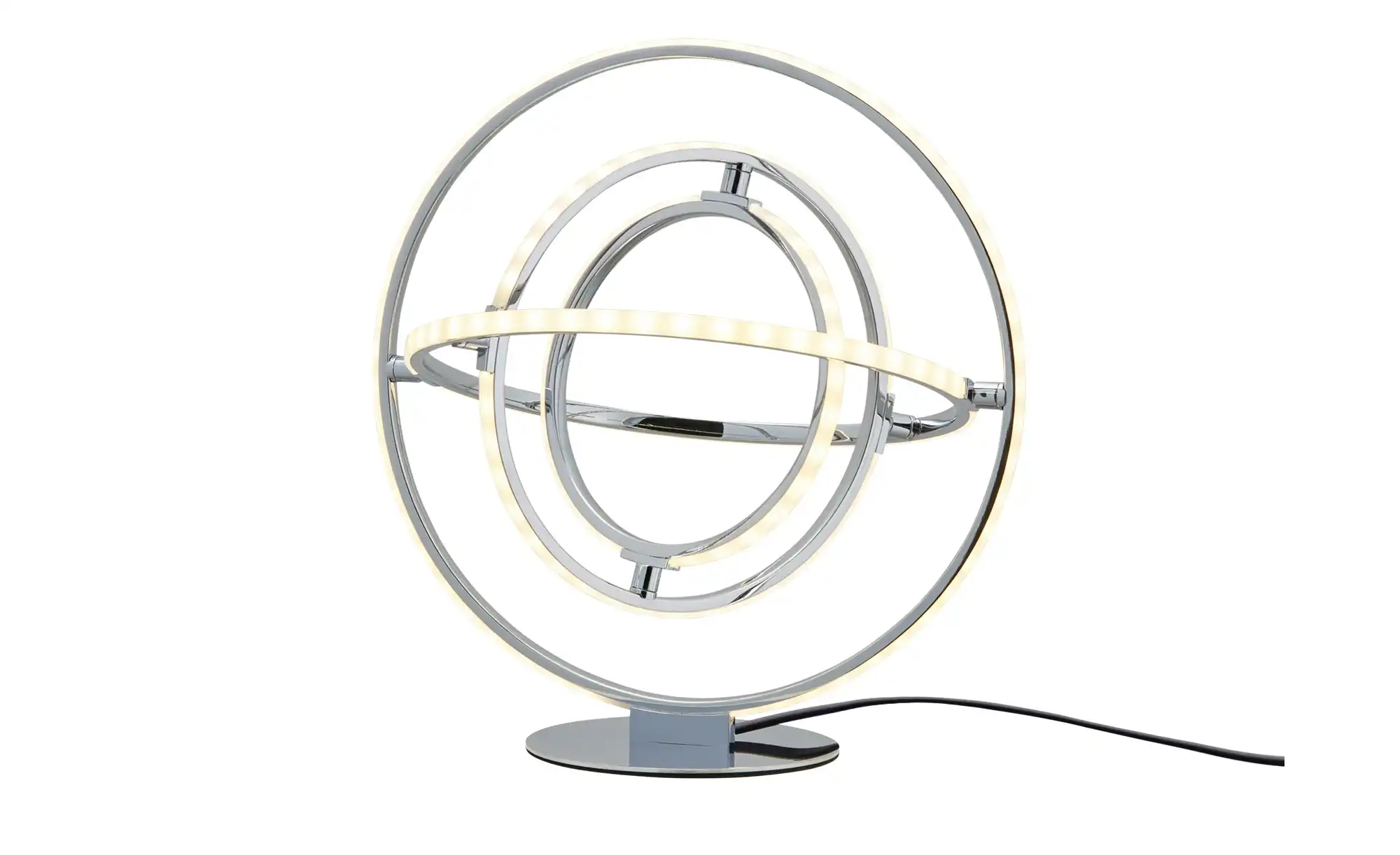 KHG LED-Tischleuchte, chrom `Ringe´