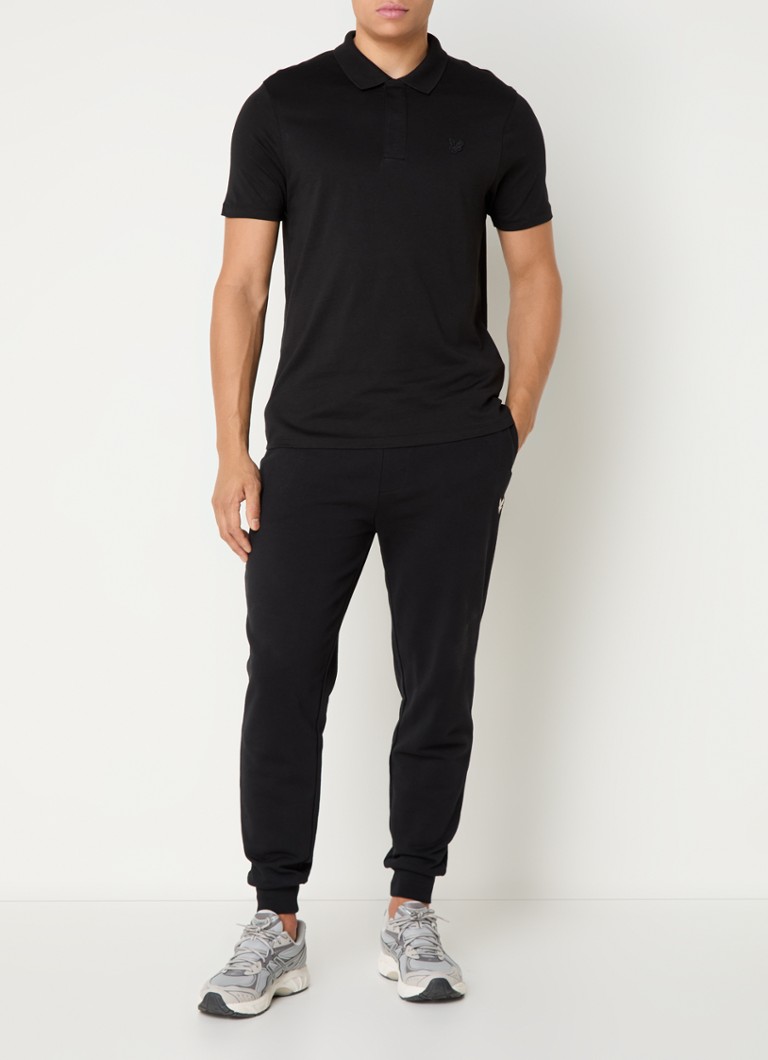 Lyle & Scott Tonal normál szabású póló logós hímzéssel