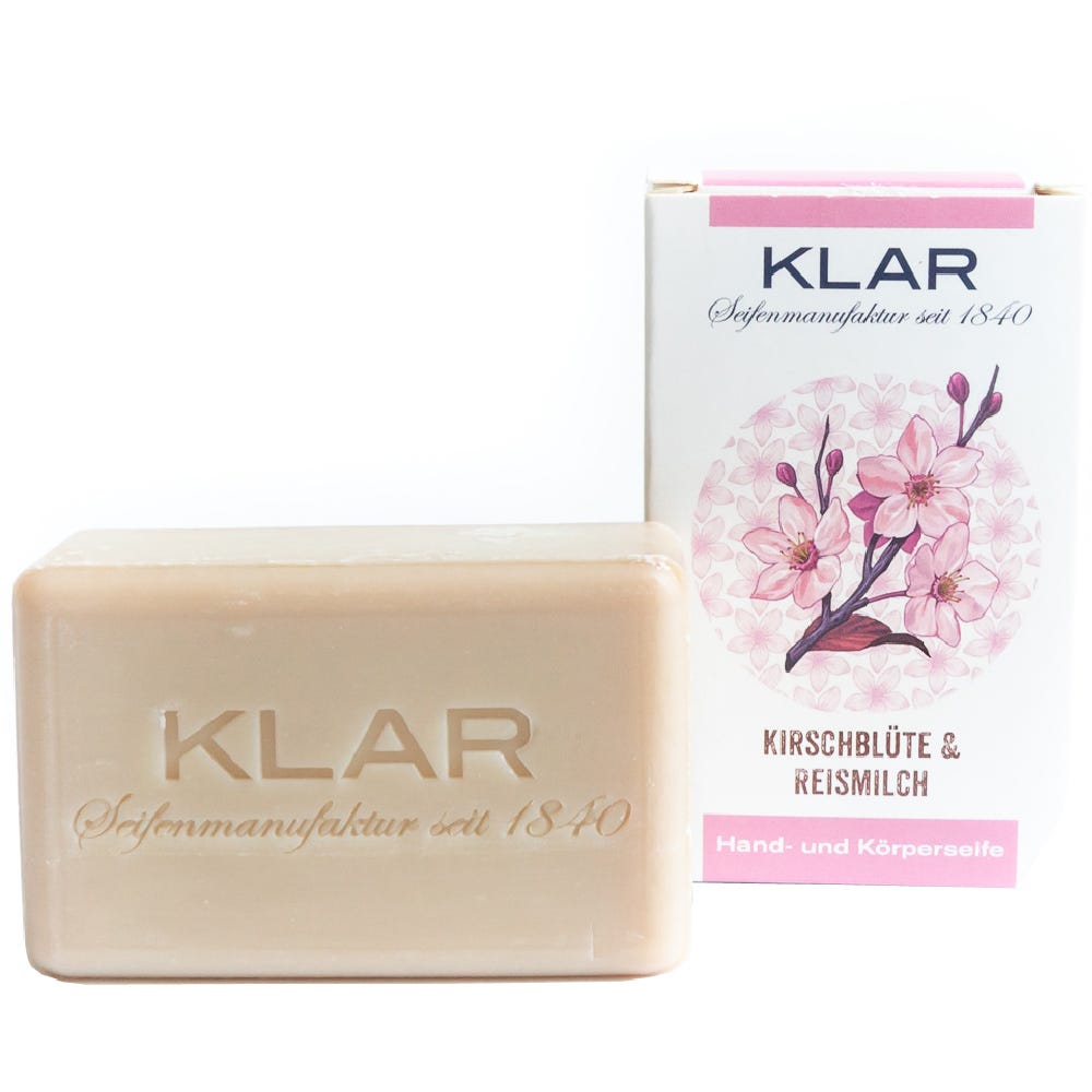 Klar's Kirschblüten & Reismilchseife 100 g