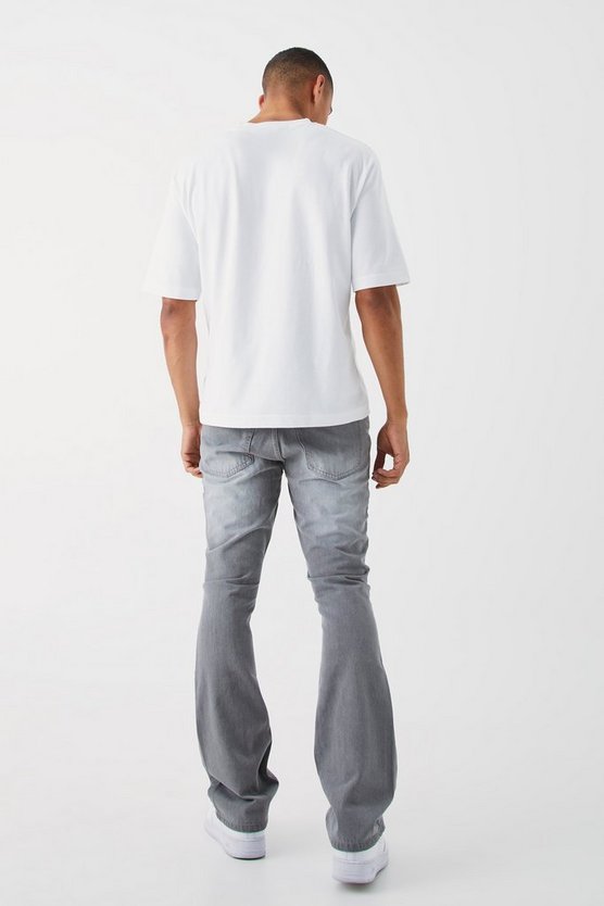 Slim-Fit Schlagjeans