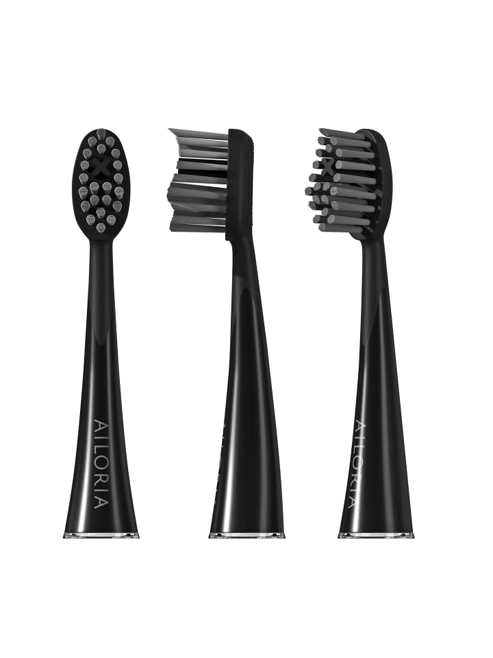 Ailoria SHINE BRIGHT Extra Clean Ersatzbürstenköpfe 6er Set in schwarz günstig kaufen onesize