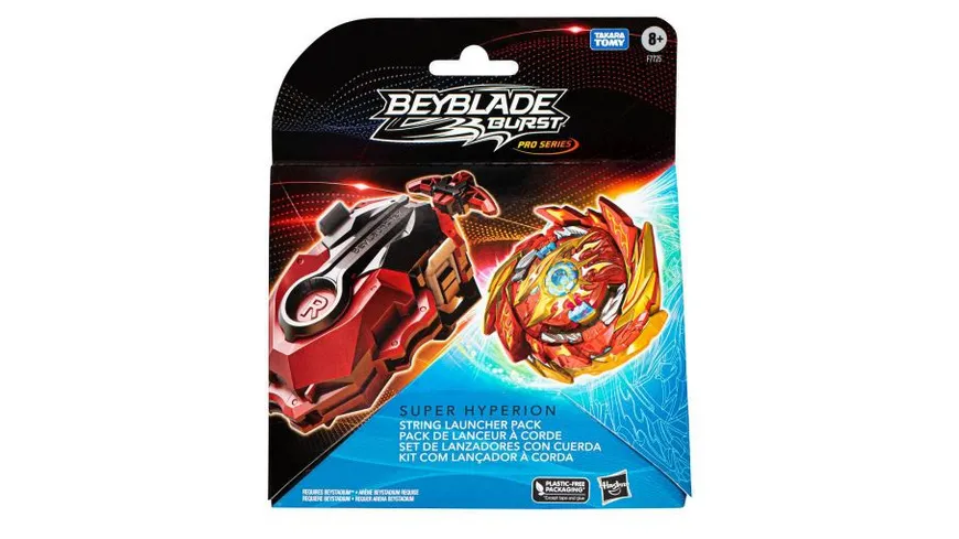 Hasbro - Beyblade Burst Pro Series Super Hyperion String Launcher Pack, Beyblade Launcher & Top