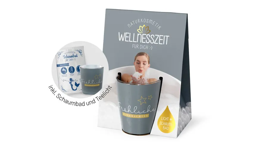 Geschenk für dich Wellnesszeit Fröhliche Weihnachten
