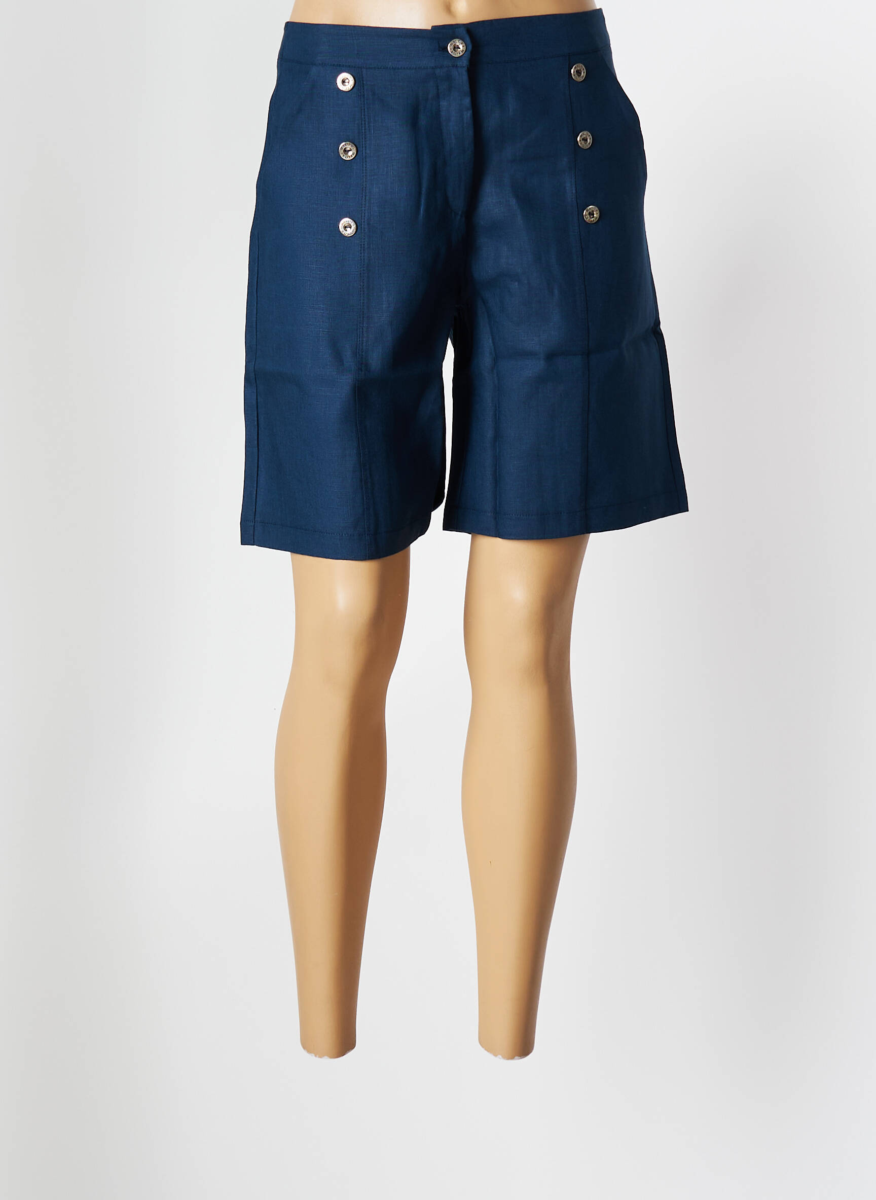 Maloka Bermudas Femme couleur bleu