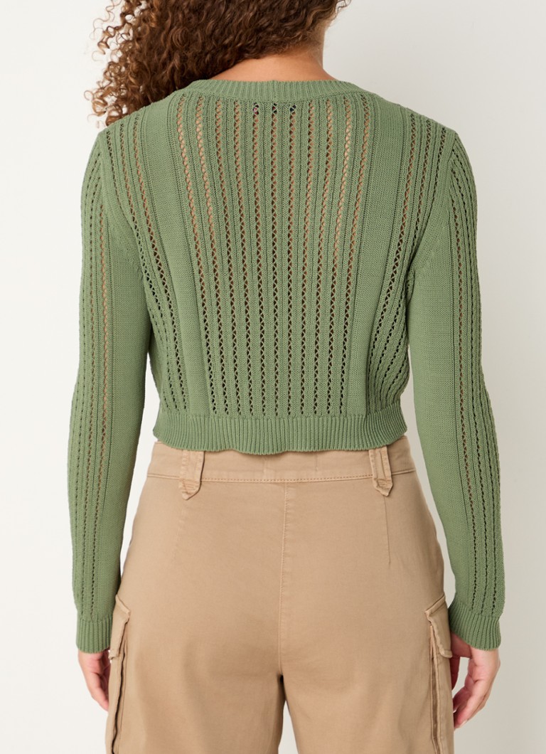 Cardigan gros Nello cu model ajurat de la Max & Co.